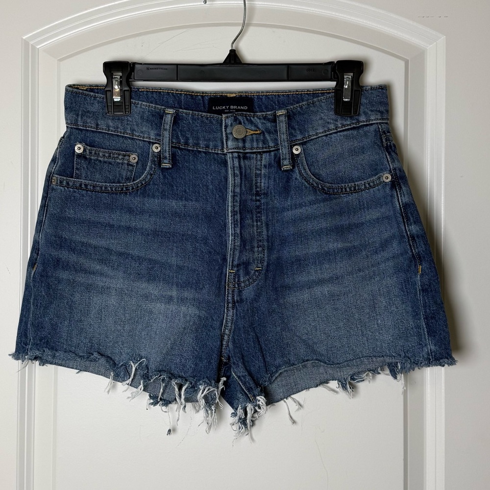 Lucky brand high rise mom shorts
